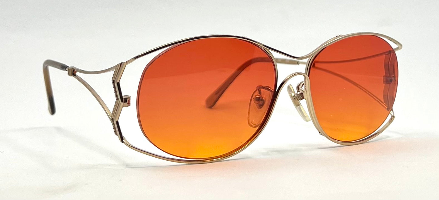 Swank Optical Prelude C4S-VINTAGE 80s Sunglasses-New Sunset Gradient Custom Lenses