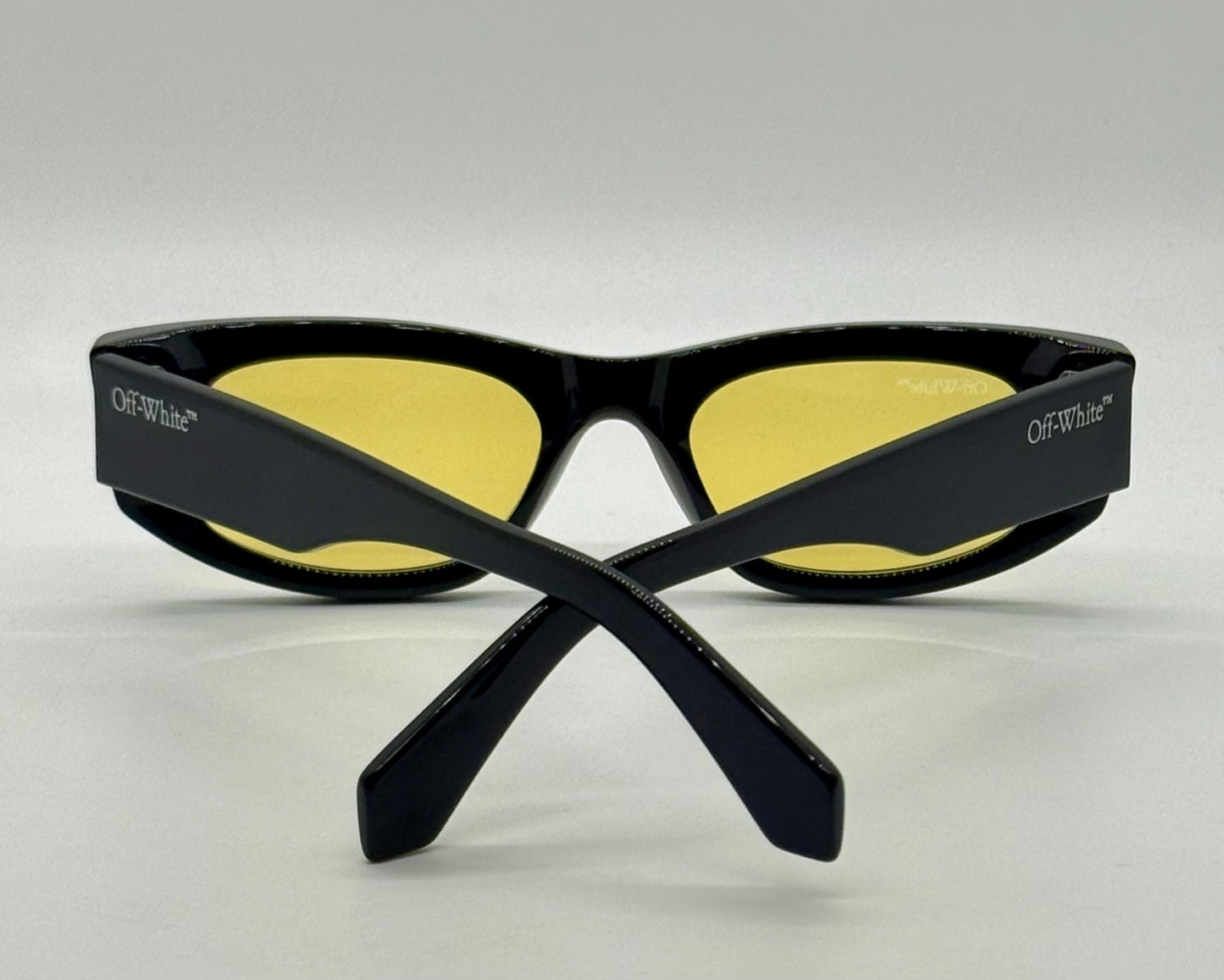 Off-White™ OERI090 1018 Sunglasses Black/Yellow Rare-New/Unworn-Full Kit Italy-51mm