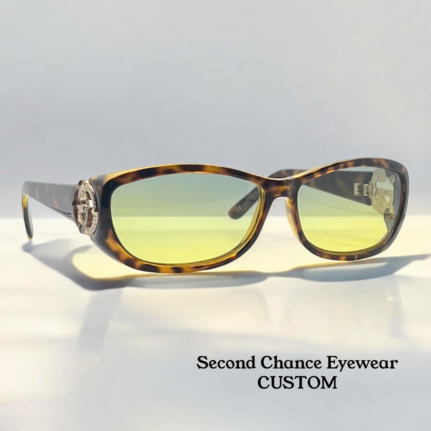 GUCCI GG 3070/S V08CC—DEADSTOCK SUNGLASSES with NEW, CUSTOM GRADIENT LENSES-ITALY