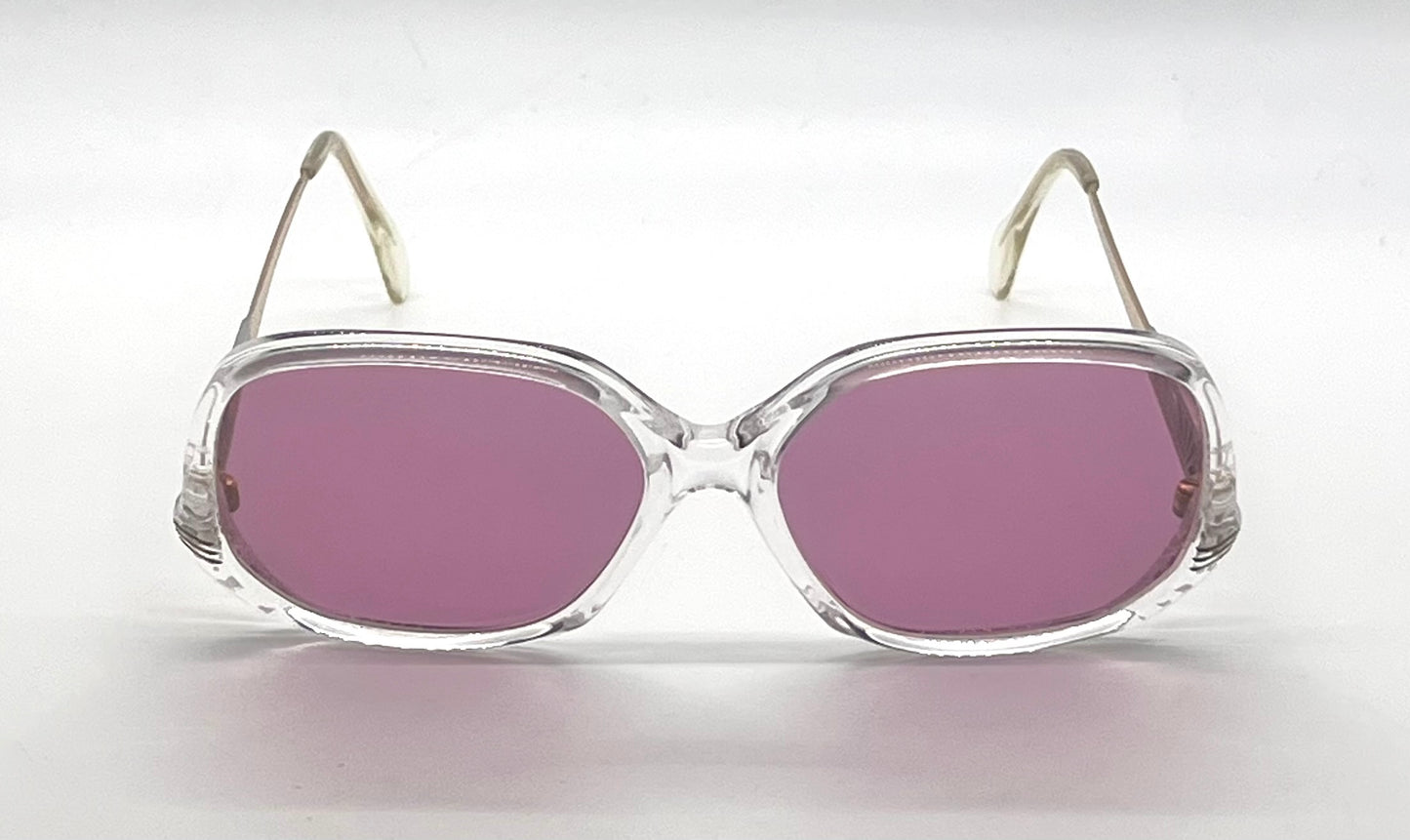 Neostyle Plaza 22A-Vintage Sunglasses-New Solid Rose  Custom Lenses-Unworn