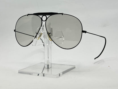 Ray-Ban Vintage Outdoorsman II-Black Aviator-Photochromic Lenses-62mm