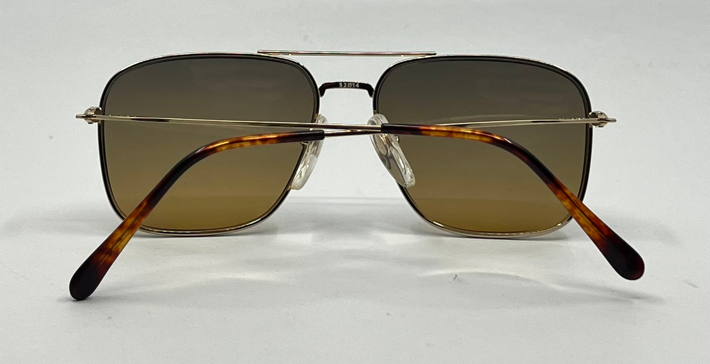 Nikon VINTAGE Aviator Sunglasses-New Gradient Second Chance Customs Lenses-Japan