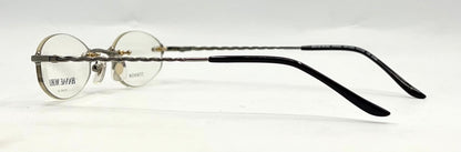 Hanae Mori Paris HP7305 Y2K Minimalist Rimless Titanium Glasses Japan Unworn