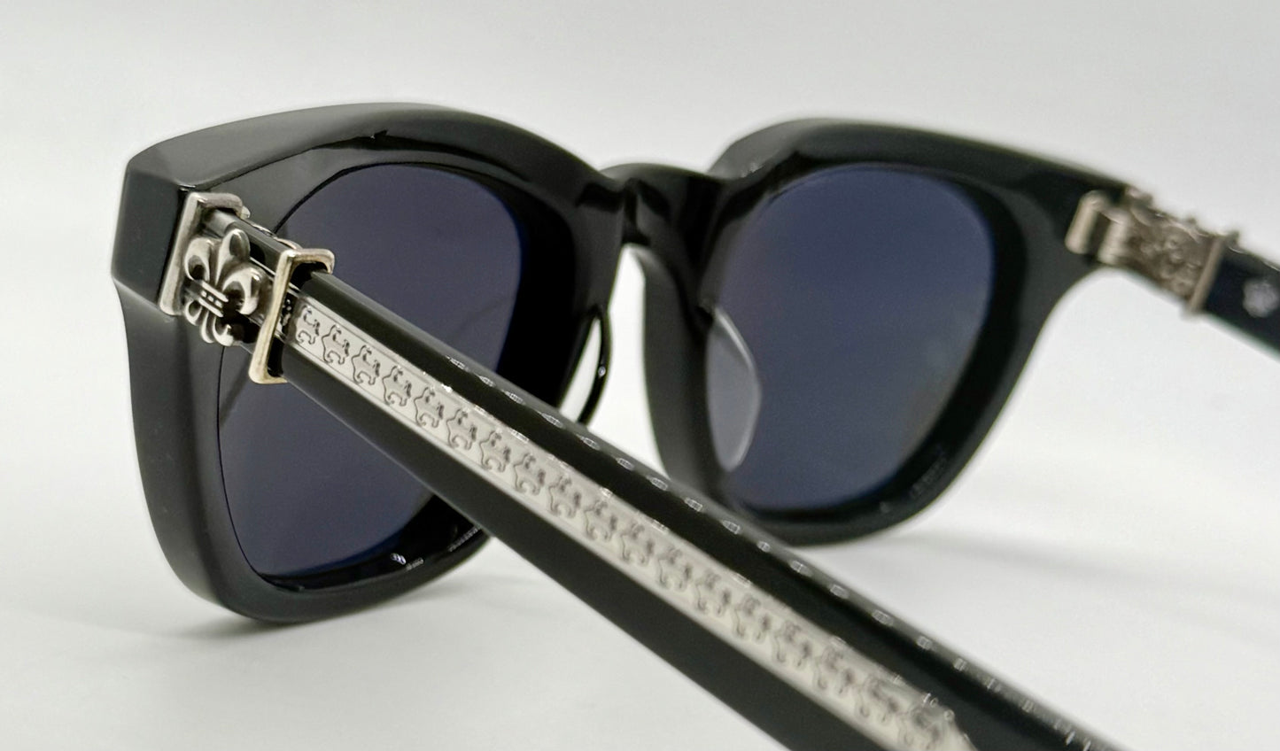 Chrome Hearts Penetranus Rex BK 49-25-143 Sunglasses Full Kit Japan Zeiss Lenses