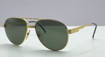 HILTON LONDON Sunglasses Mod. CLUB 3 - Col.2 54mm Gold Plated Frame-Authentic