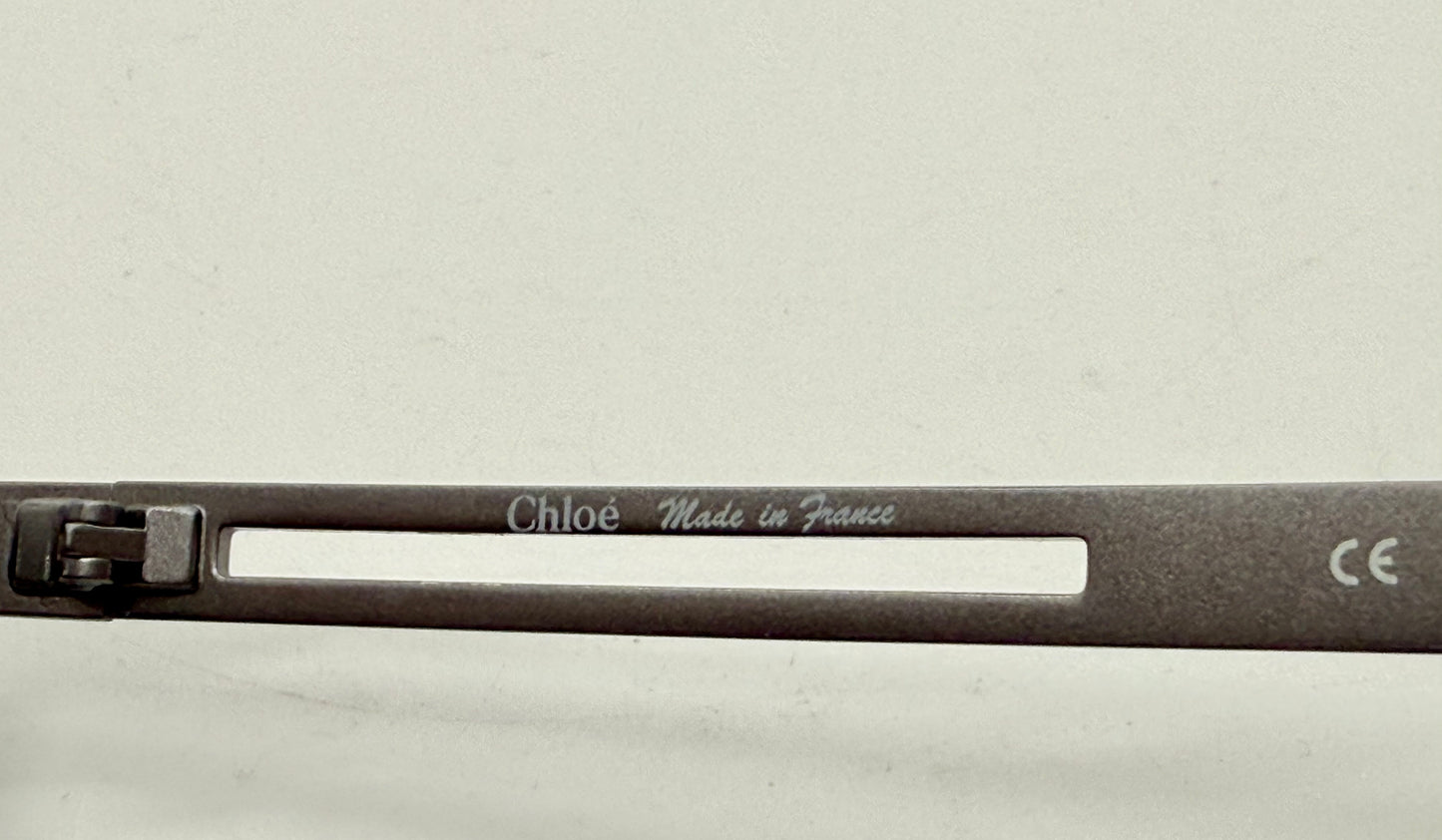 Chloé CL2186 C01-VINTAGE Shield Sunglasses-RARE/UNWORN-France-58mm-Grey Gradient