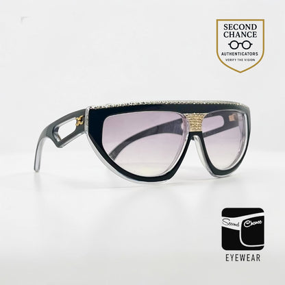 Claudio Carlotti STRATOS-BIS CS21 Vintage Shield Sunglasses-Unworn-France