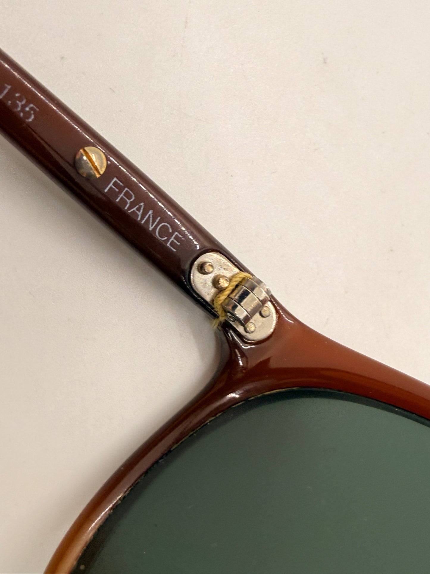 BUCCI 2001/116 Vintage French Sunglasses with Original Glass Lenses