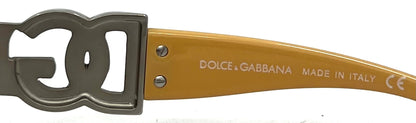Dolce & Gabbana DG6029-B Crystal Logo Sunglasses-Vintage Y2K-Italy