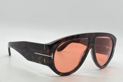 Tom Ford Bronson TF1044 52S – Dark Havana / Bordeaux – 60mm – Full Kit – New