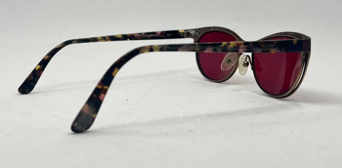 ProDesign Denmark 3831 Sunglasses-New Crimson Bloom Second Chance Custom Lenses-Unworn
