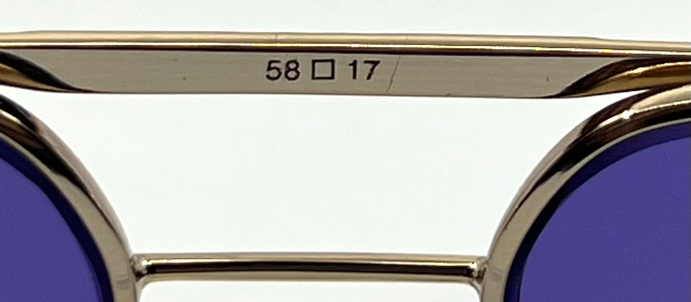 Rodenstock R 2728 D Aviator Sunglasses-New Solid Purple Custom Lenses-Unworn