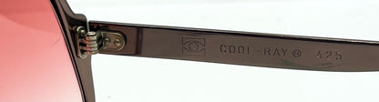 Polaroid Cool Ray 425 Vintage Sunglasses w/New Gradient Rose Tinted Lenses