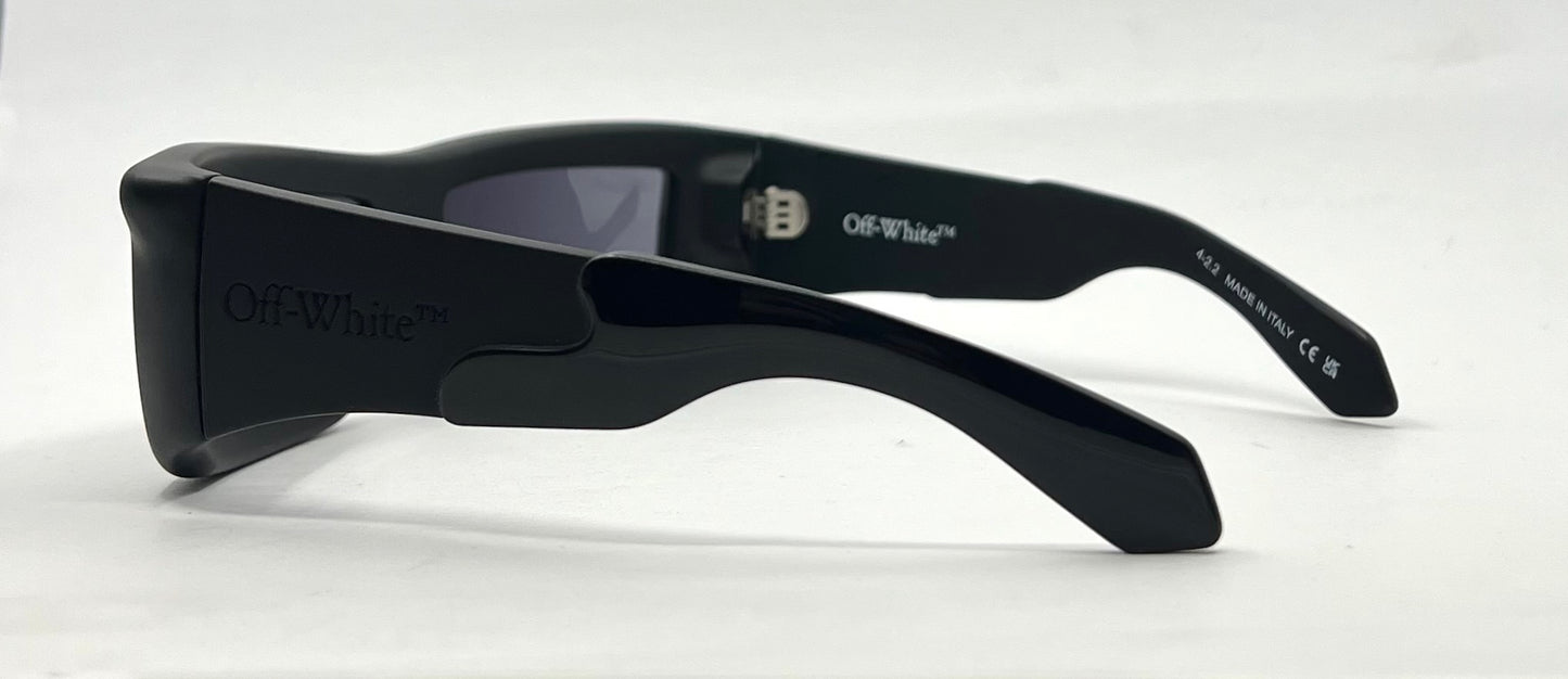 Off-White™ Volcanite Sunglasses Matte Black Grey-58mm-Full Kit-Unworn
