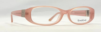 bebe Luminous Pink Optical Frames 51-15-135 Deadstock Unworn Y2K