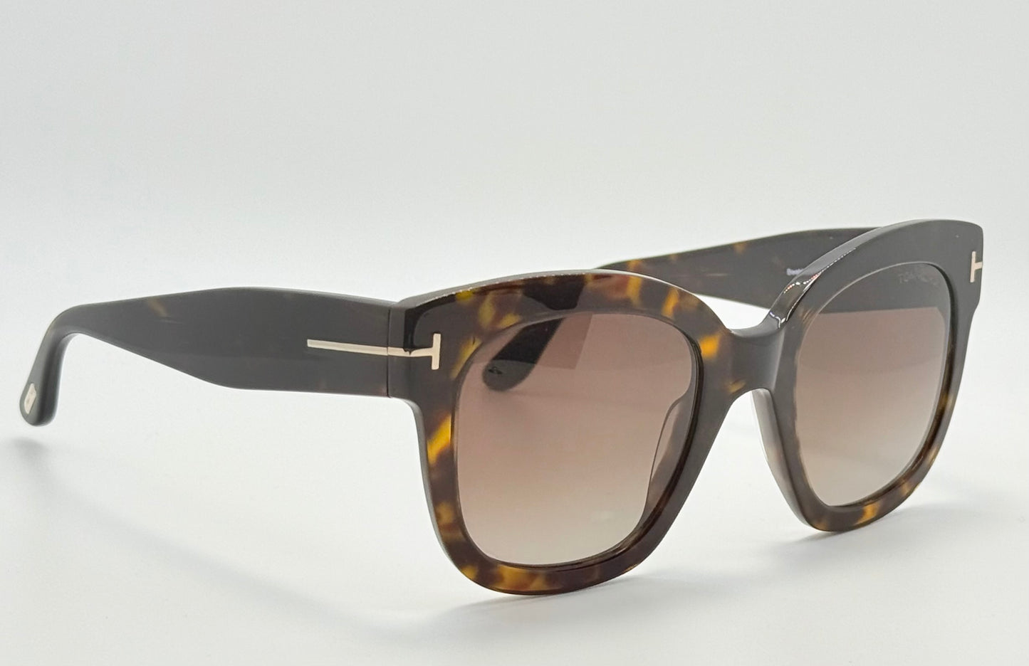 Brand New Tom Ford Beatrix-02 TF613 52T Tortoise Gradient Sunglasses – Full Kit