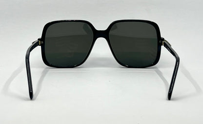 Sergio Valente Vintage Vintage Sunglasses-Black/Gold Deadstock-56mm