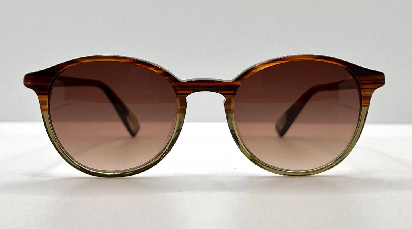 Kung Fu Eyes by Eve D – Model SCOTT 1060 – Handmade in Germany w/New, Custom Brown Gradient Lenses