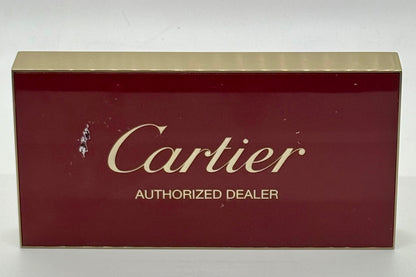 Cartier Authorized Dealer Display Signs-Set of Two-Modern Boutique Displays