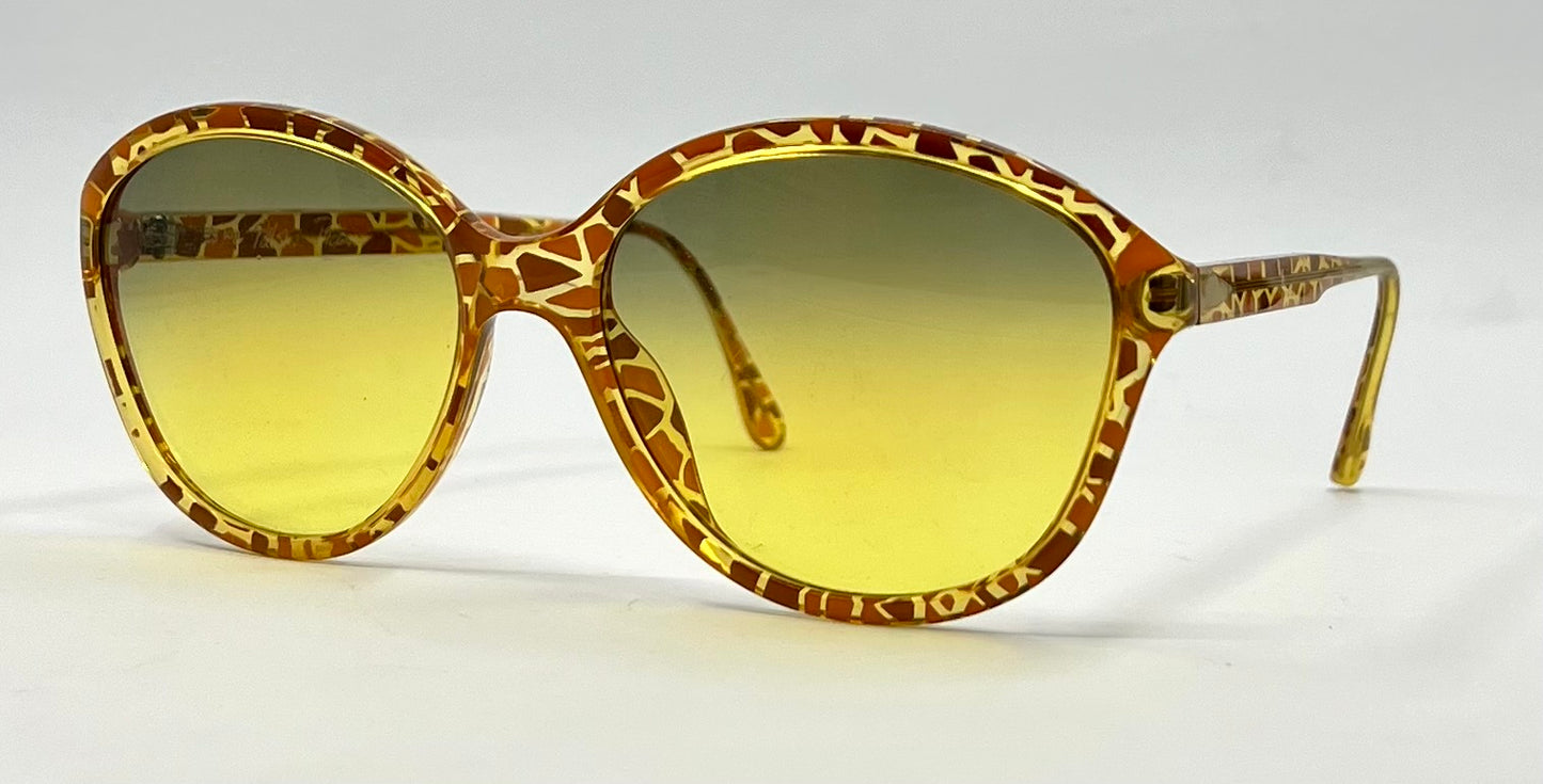 Pasha Picasso Giraffe Optyl Sunglasses-New Gradient Custom Lenses-VINTAGE-Unworn