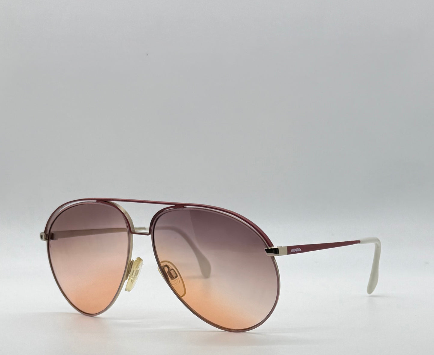 ALPINA VINTAGE Sunglasses-3302220-New Tri-Gradient Custom Tinted Lenses-60mm-UNWORN