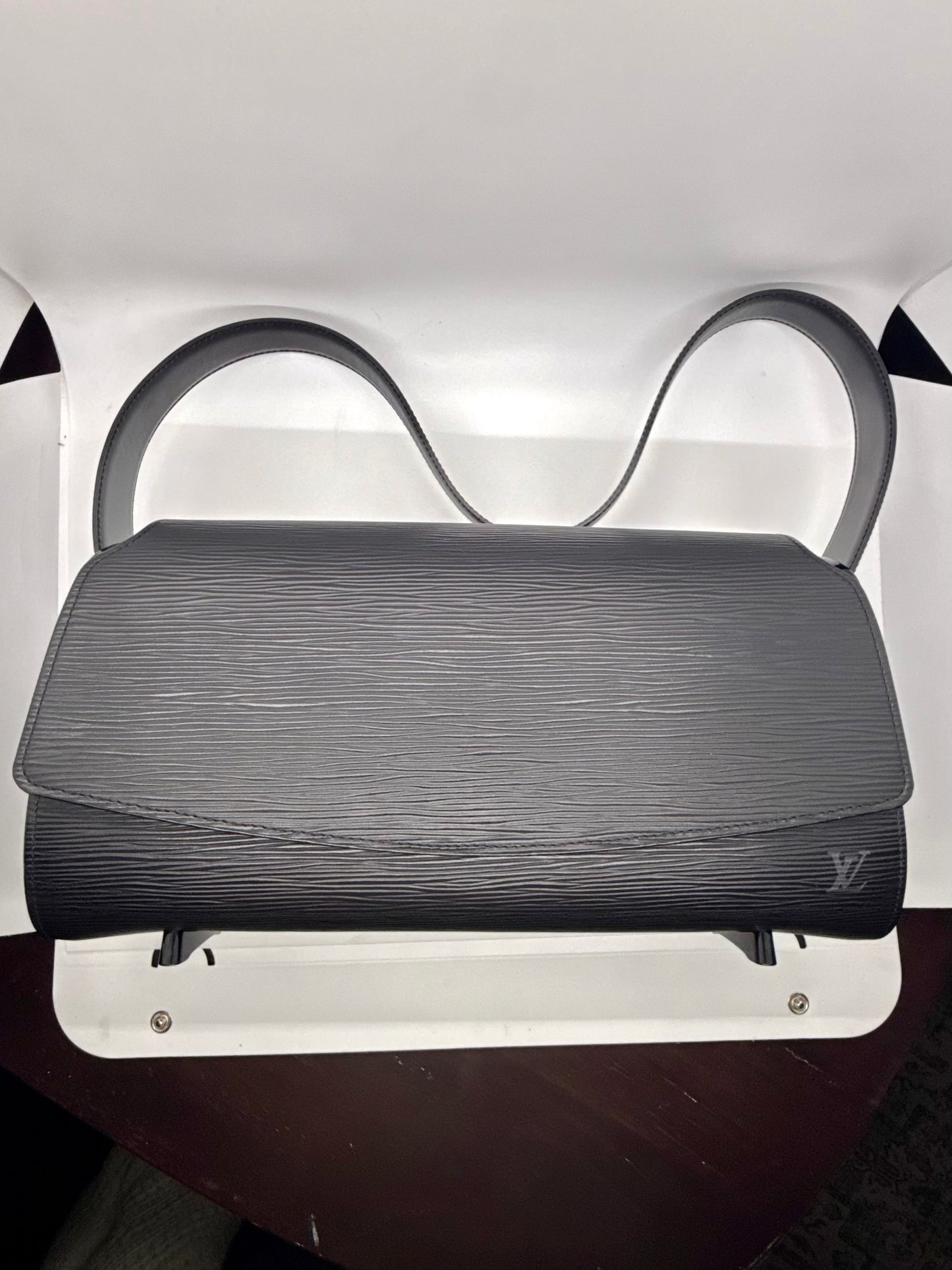 Louis Vuitton VINTAGE Epi Leather Black Camera Shoulder Bag France