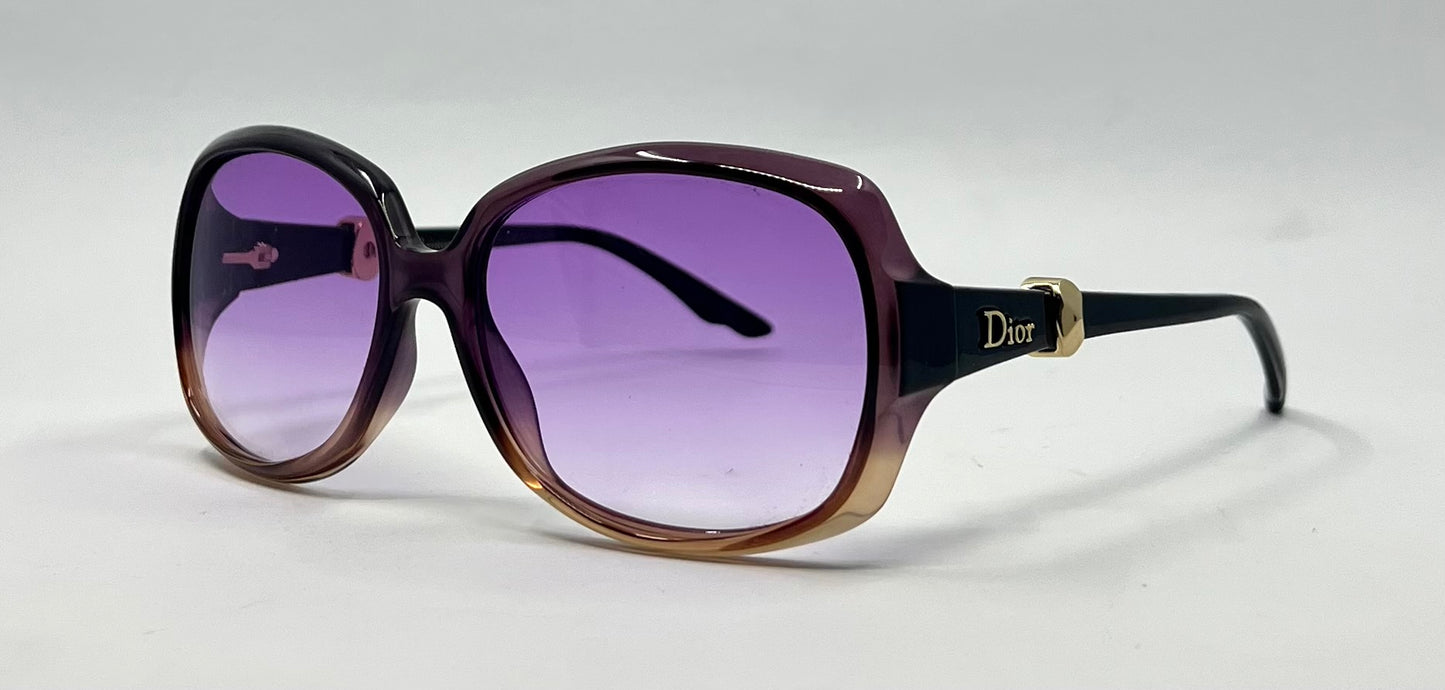 Christian Dior DiorMystery2 Y2K Sunglasses-New Custom Violet Gradient Lenses-UNWORN