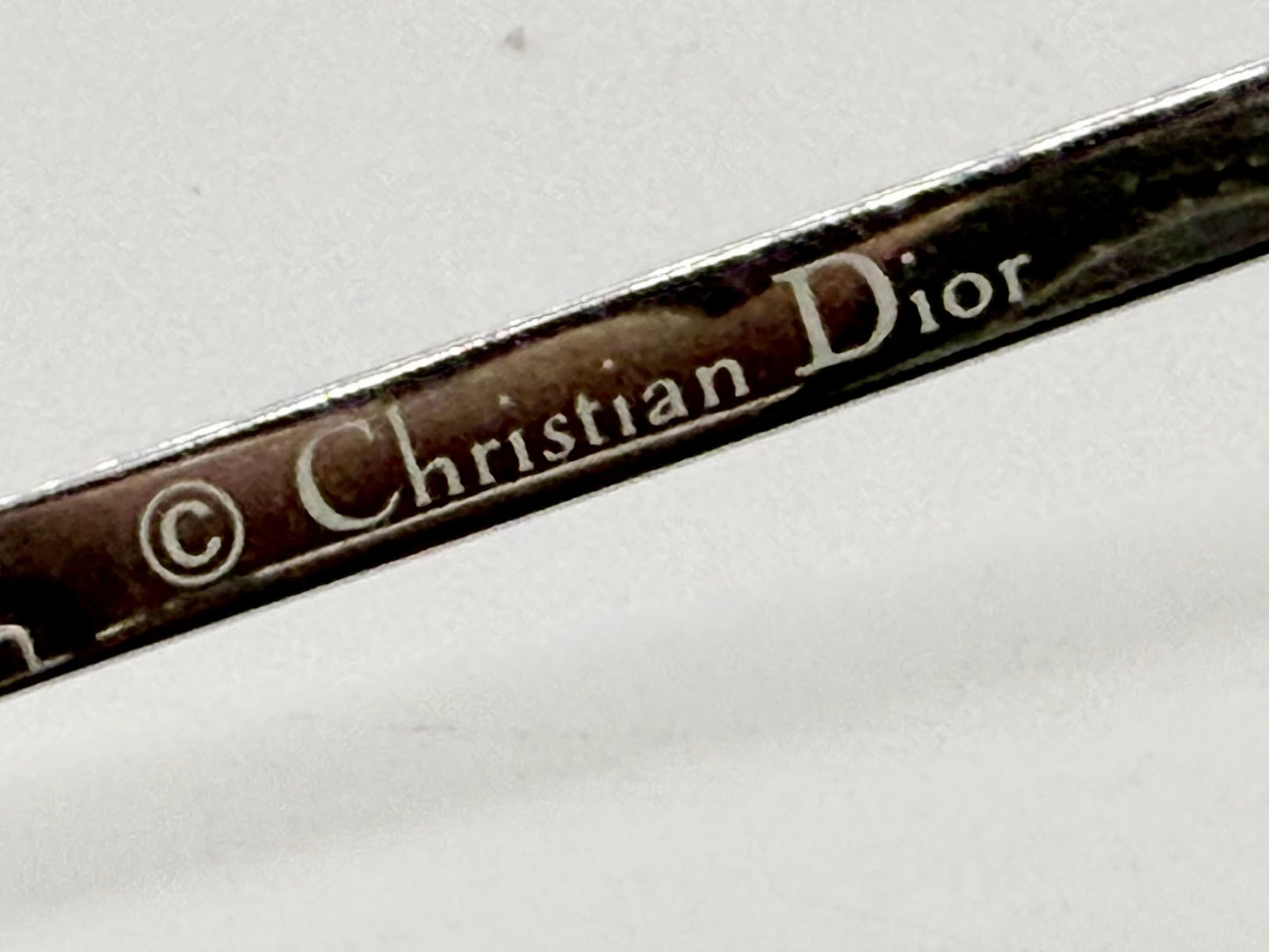 Christian Dior Tiger Rimless Vintage Sunglasses-New Gradient Custom Lenses-58mm-Unworn