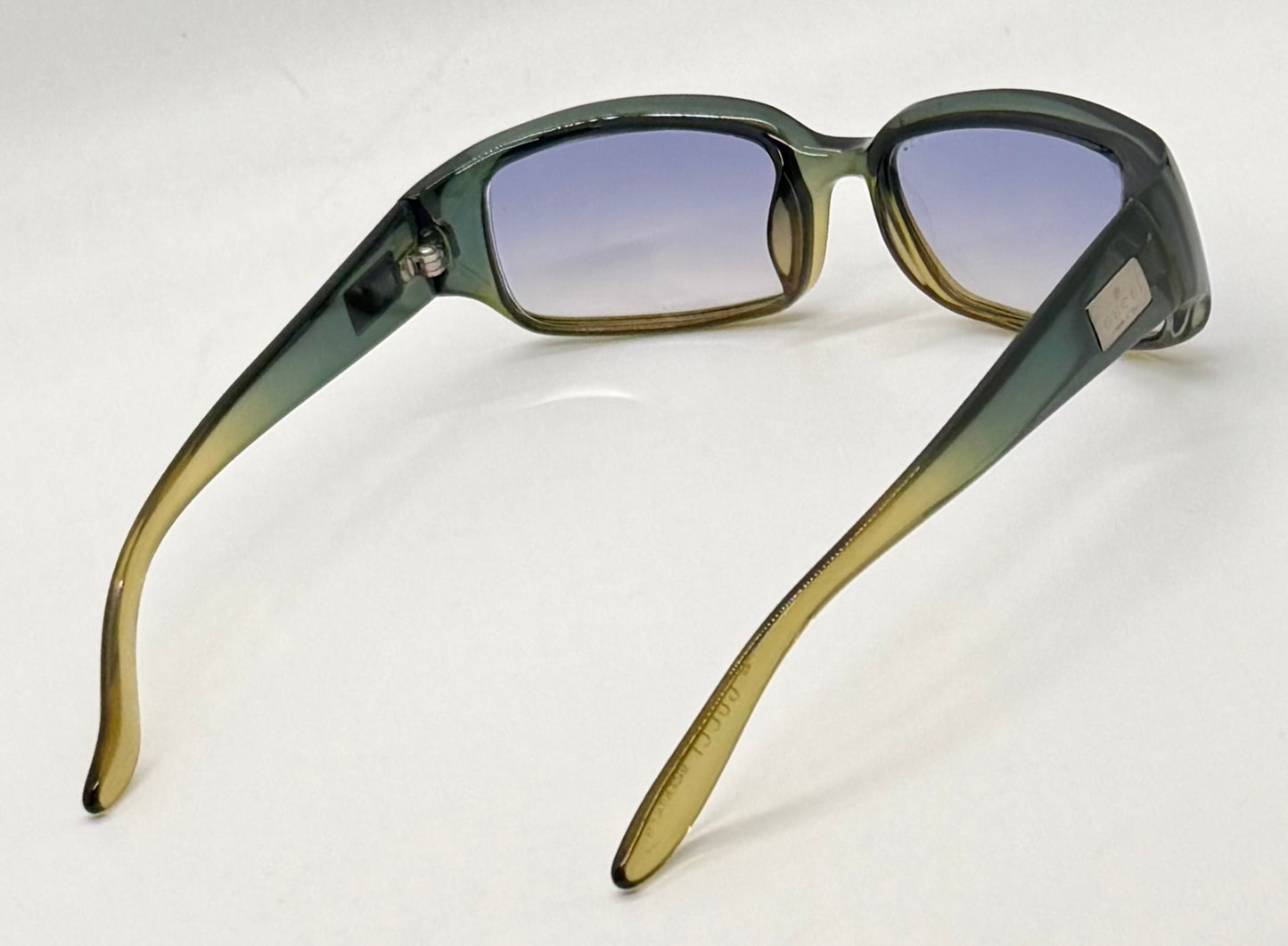Gucci GG2458/S C6H Y2K Vintage Sunglasses-Olive Gradient Lens-Italy-Rare