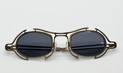 Raf Simons × Linda Farrow RAF13-C1 Bronze Sunglasses – Rare Collaboration