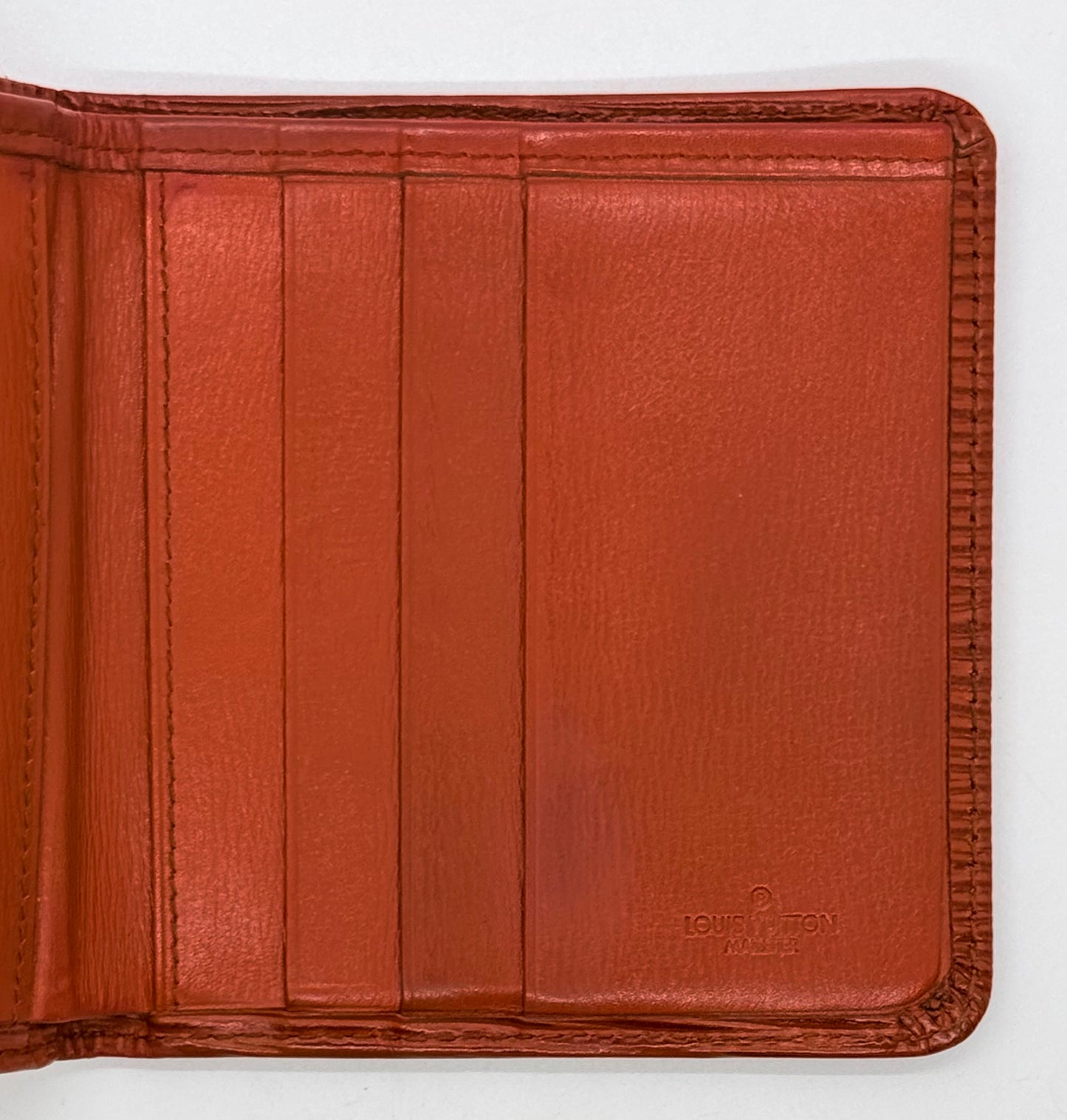 Louis Vuitton Vintage Epi Leather Bifold Wallet-Brown-Made in France