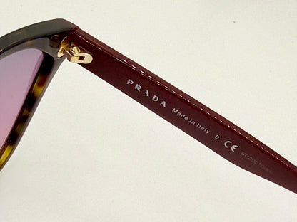Prada VPR02T-F Vintage Sunglasses-New Gradient Tinted Custom Lenses-Italy