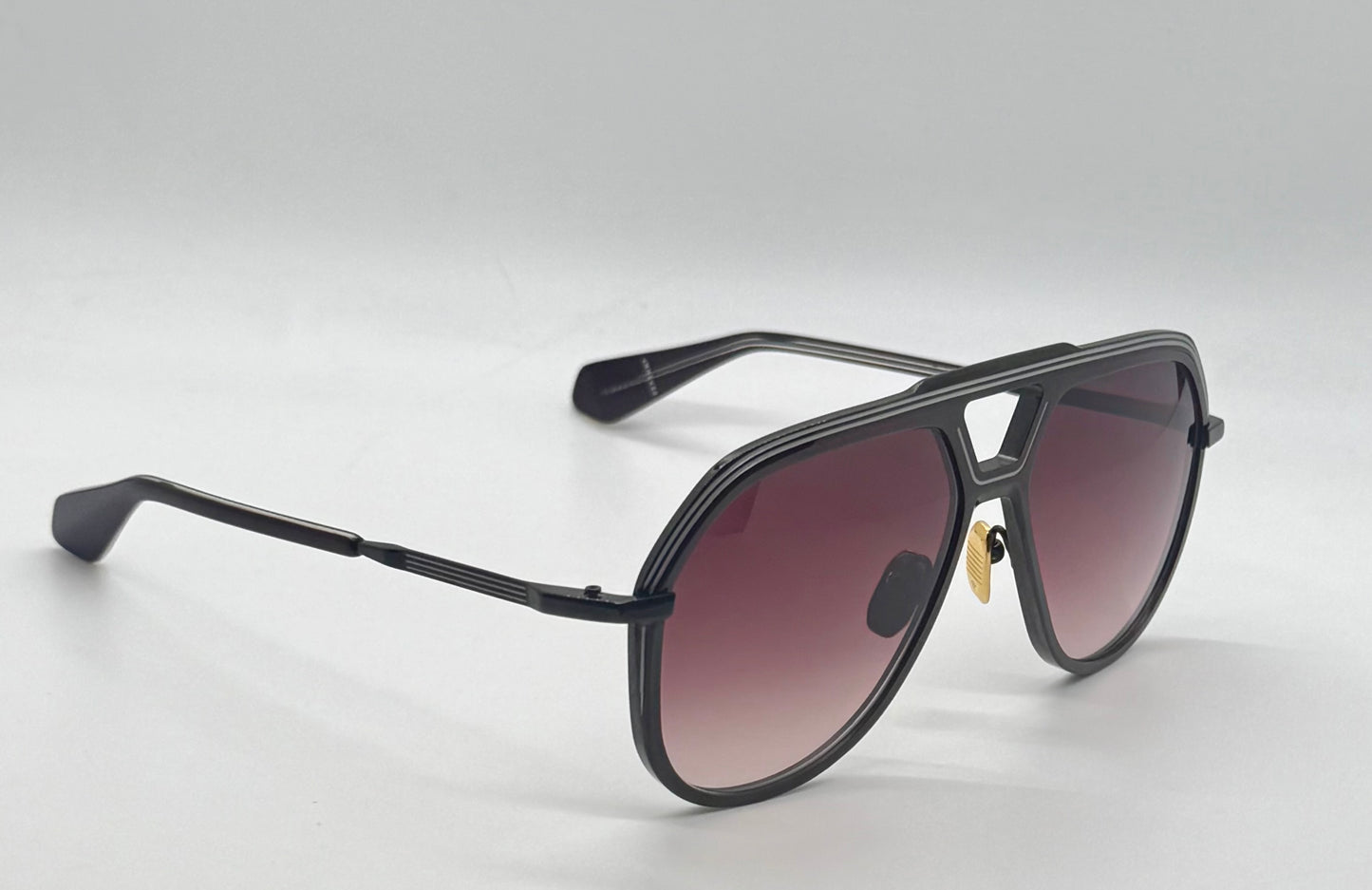 Jacques Marie Mage LOCKHEED BLACK-Titanium Sunglasses-Ltd 400-Full Kit
