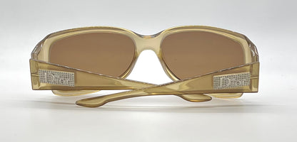 Christian Dior Night 3 WG8 Vintage Sunglasses-New Solid Brown Custom Lens-59mm