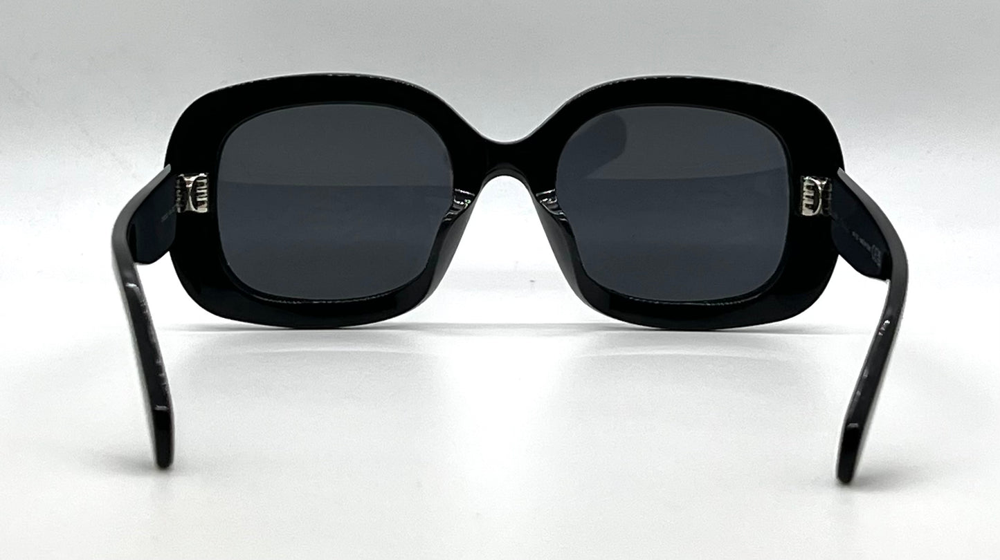 CELINE Triomphe CL40262U 01A Black Gold Sunglasses Deadstock Full Kit