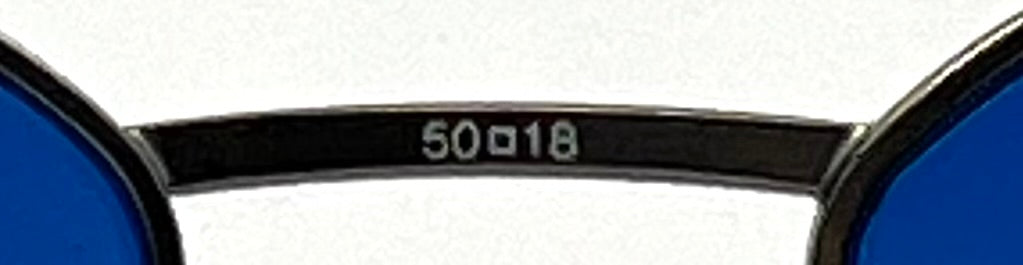 Jaguar 3326 263 Vintage Sunglasses 50-18 Unworn w/ Solid Blue Second Chance Customs