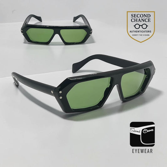 Unmarked Geometric Sunglasses Deadstock/Unworn-70s Vintage