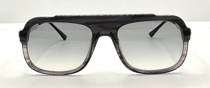 Thierry Lasry Bowery 1001 Black Grey Gradient Sunglasses 55-20-140 – Full Kit