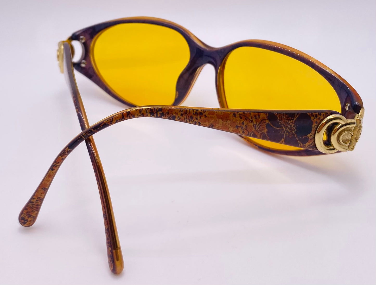 Vintage Christian Dior 2851 80 Sunglasses w/Brand New, Custom, Day/Night Yellow Lenses