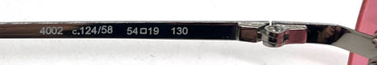 Chanel 4002 124/58 Vintage Y2K Rimless CC Pink Sunglasses-Unworn/Original/Italy