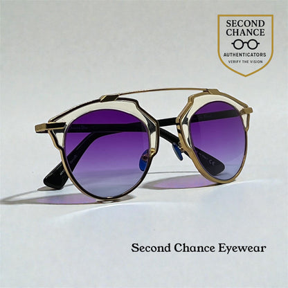 Christian Dior SO Real Sunglasses-New Gradient Purple Custom Lenses-Unworn