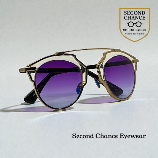 Christian Dior SO Real Sunglasses-New Gradient Purple Custom Lenses-Unworn