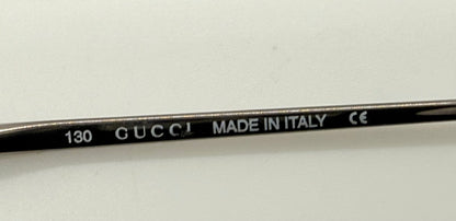Gucci GG 2663 Half-Rim Stainless Steel Frames-Y2K Vintage-47mm-Italy