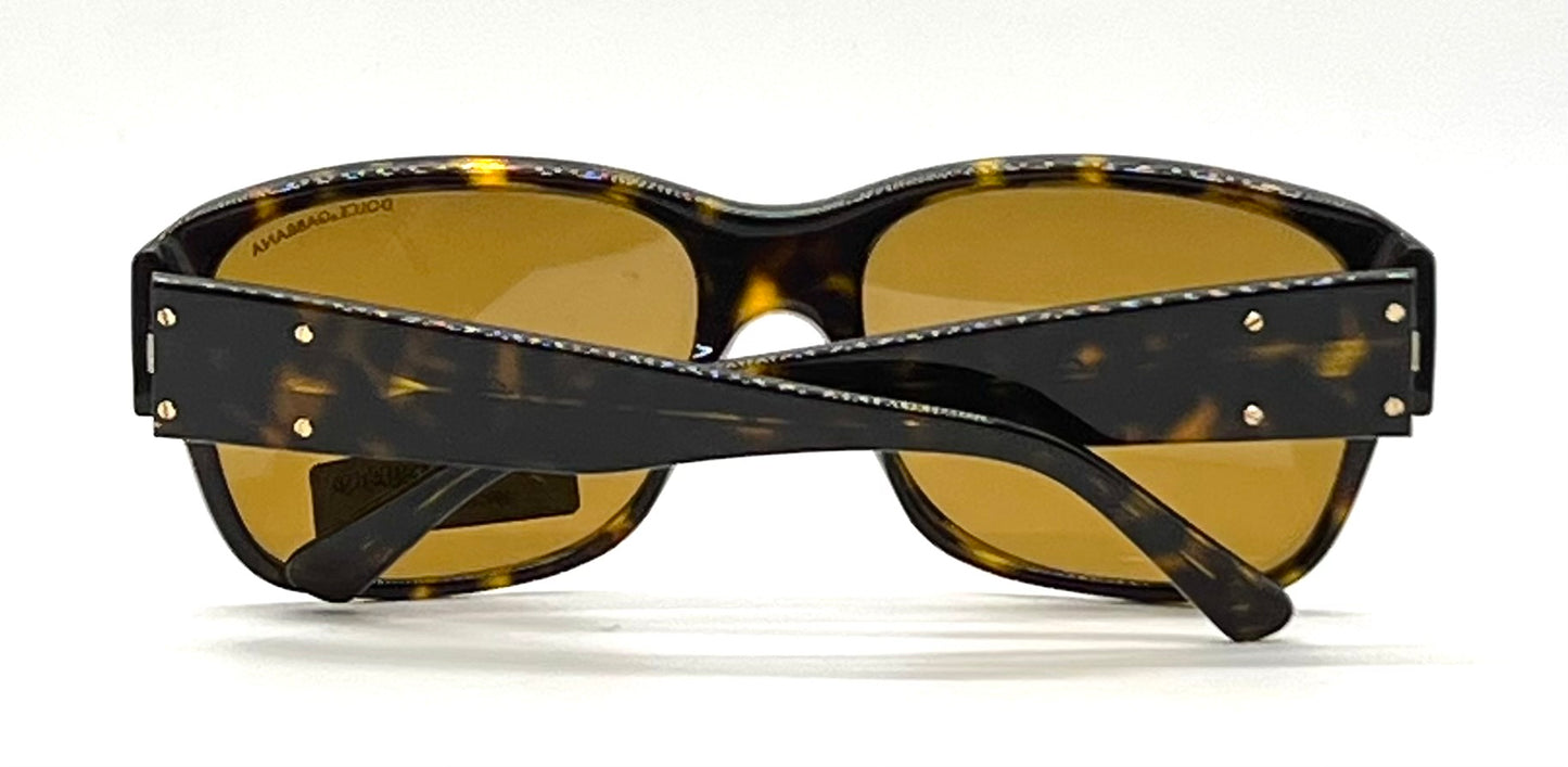 Dolce & Gabbana DG4025 502/33 Vintage-Y2K Tortoise Sunglasses-Unworn