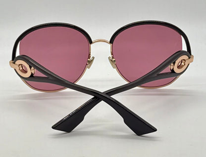 Christian Dior New Volute 58EVC Vintage Sunglasses-Rose Lenses-Full Kit-NOS/Unworn-57mm