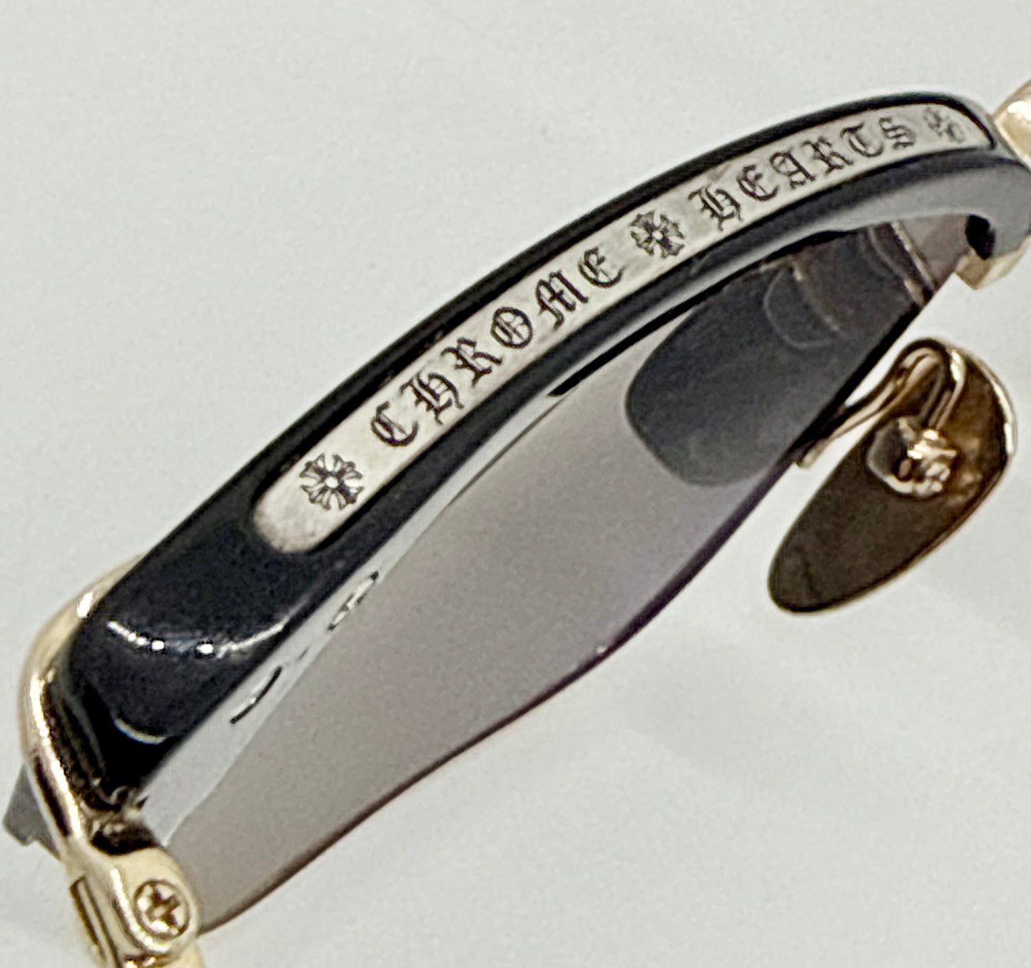 Chrome Hearts SLUNTRADICTION - Gold Sunglasses Zeiss Lenses Japan Authentic