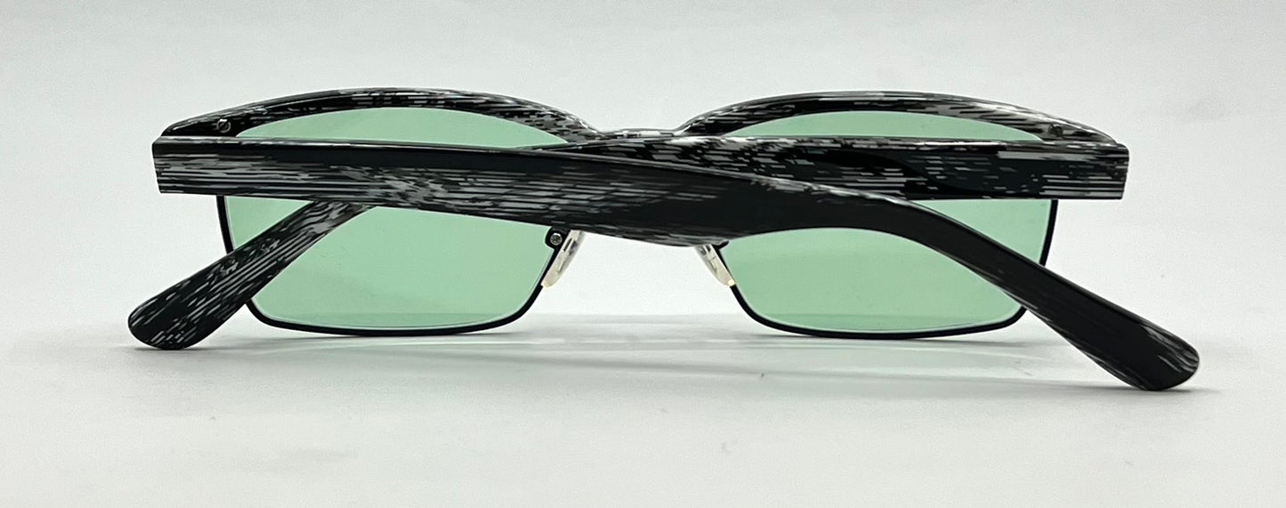 ZEN Barcelona ZR34 Sunglasses w/New Solid Green Custom Lenses-Unworn