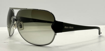 MIU MIU SMU55G 5AV-1X1 Shield Sunglasses-Gradient Lenses-68mm-New/Unworn-Full Kit
