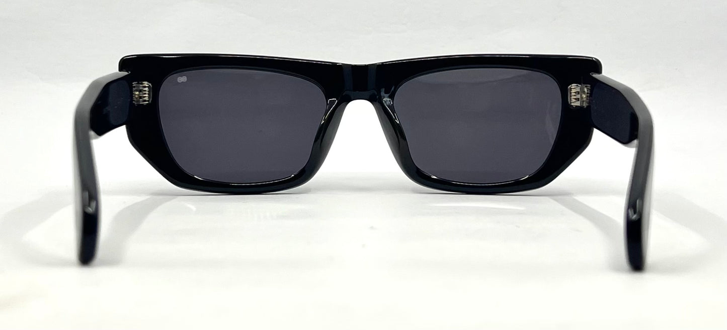BENJAMIN “B. Ray” Black Polarized Sunglasses-Unworn-Japan-Collector