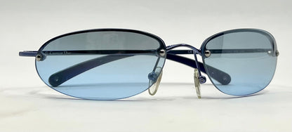 Christian Dior Minimotard 56B-Y2K Vintage Sunglasses-UNWORN w/Blue Lenses